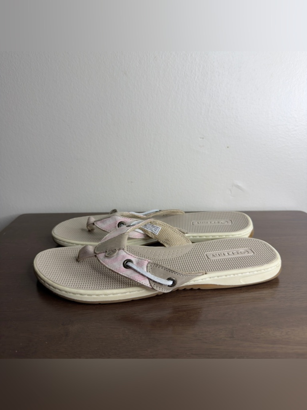 Sperry Seafish Flip Flop Sandals Sz 9 Womens